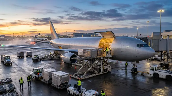 como funciona transporte de carga aéreo