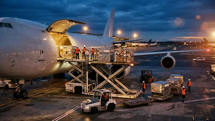 como funciona transporte de carga aéreo