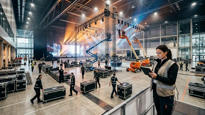 o que é logística de eventos
