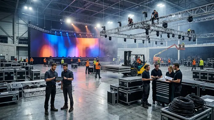 o que é logística de eventos
